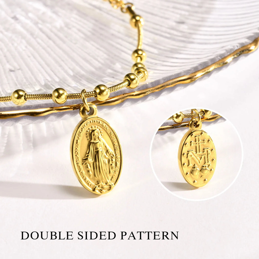 Kreuz Armband Gold & Silber