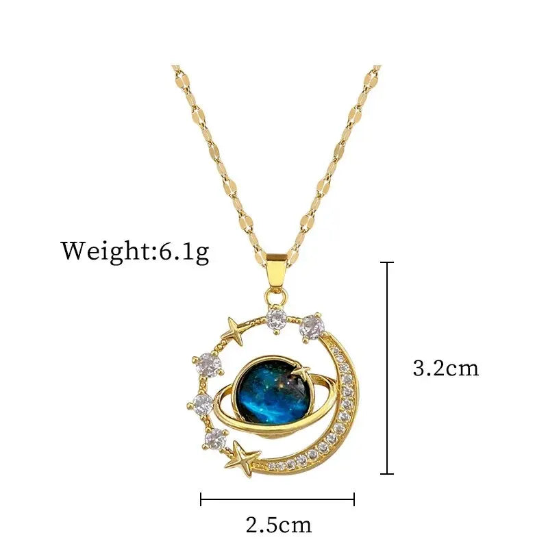 Aura Planet Kette und Set