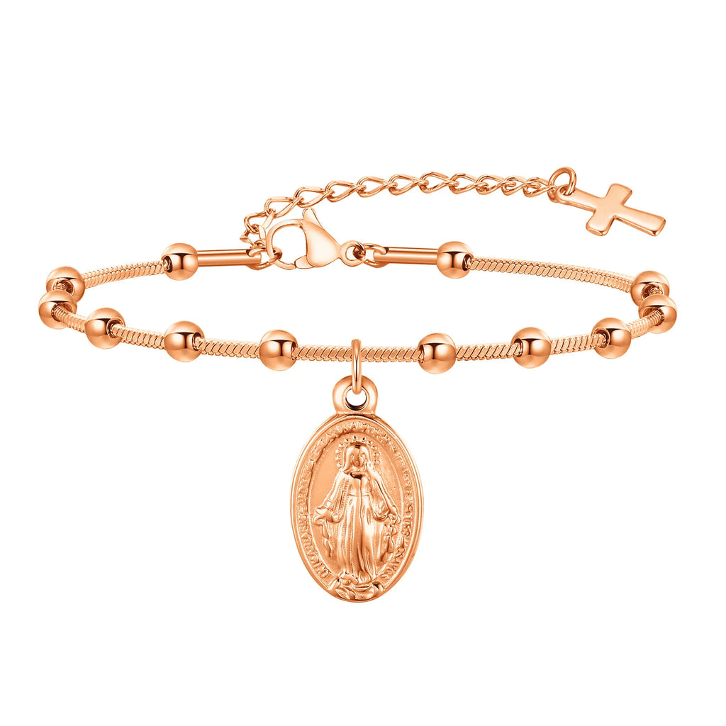 Kreuz Armband Gold & Silber