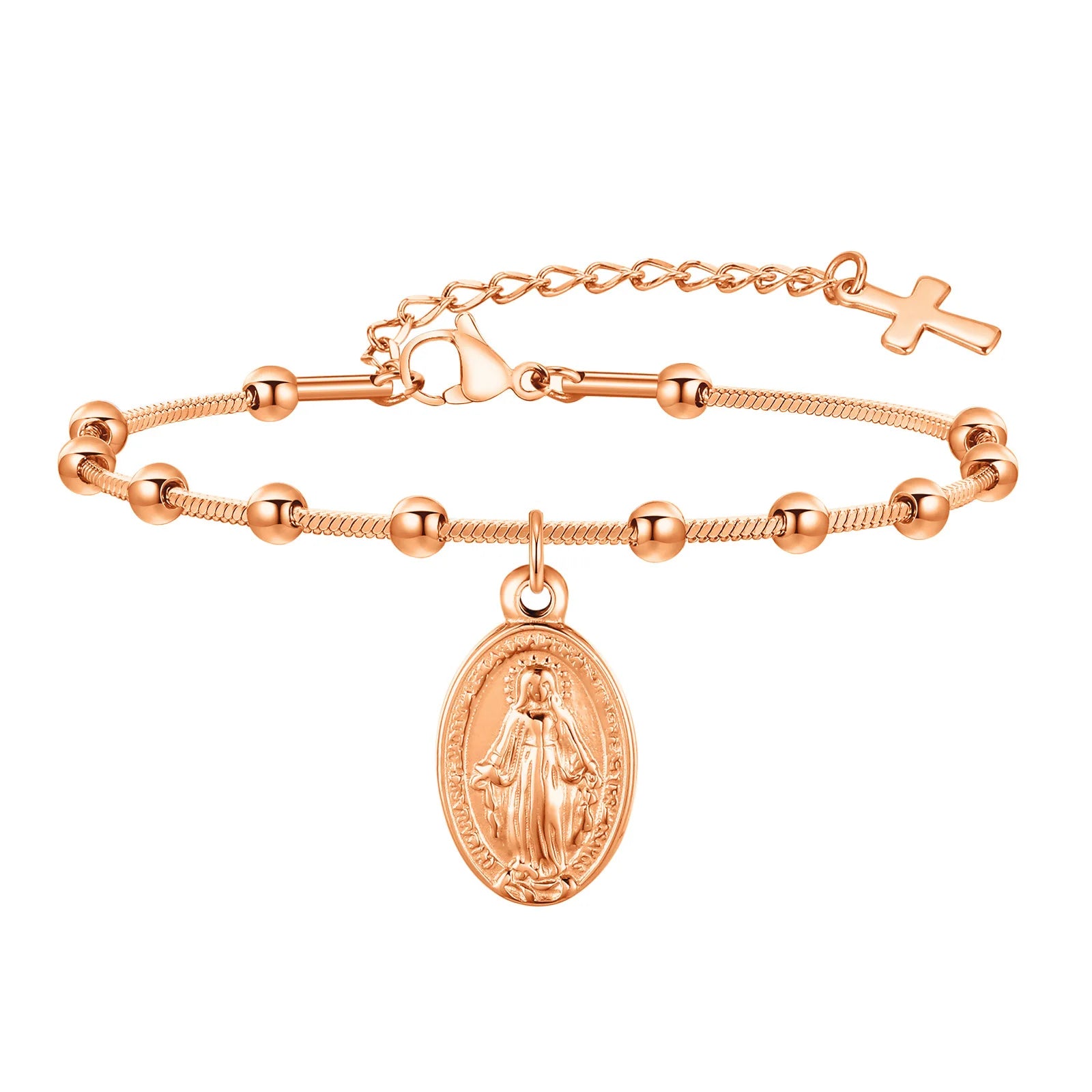 Kreuz Armband Gold & Silber