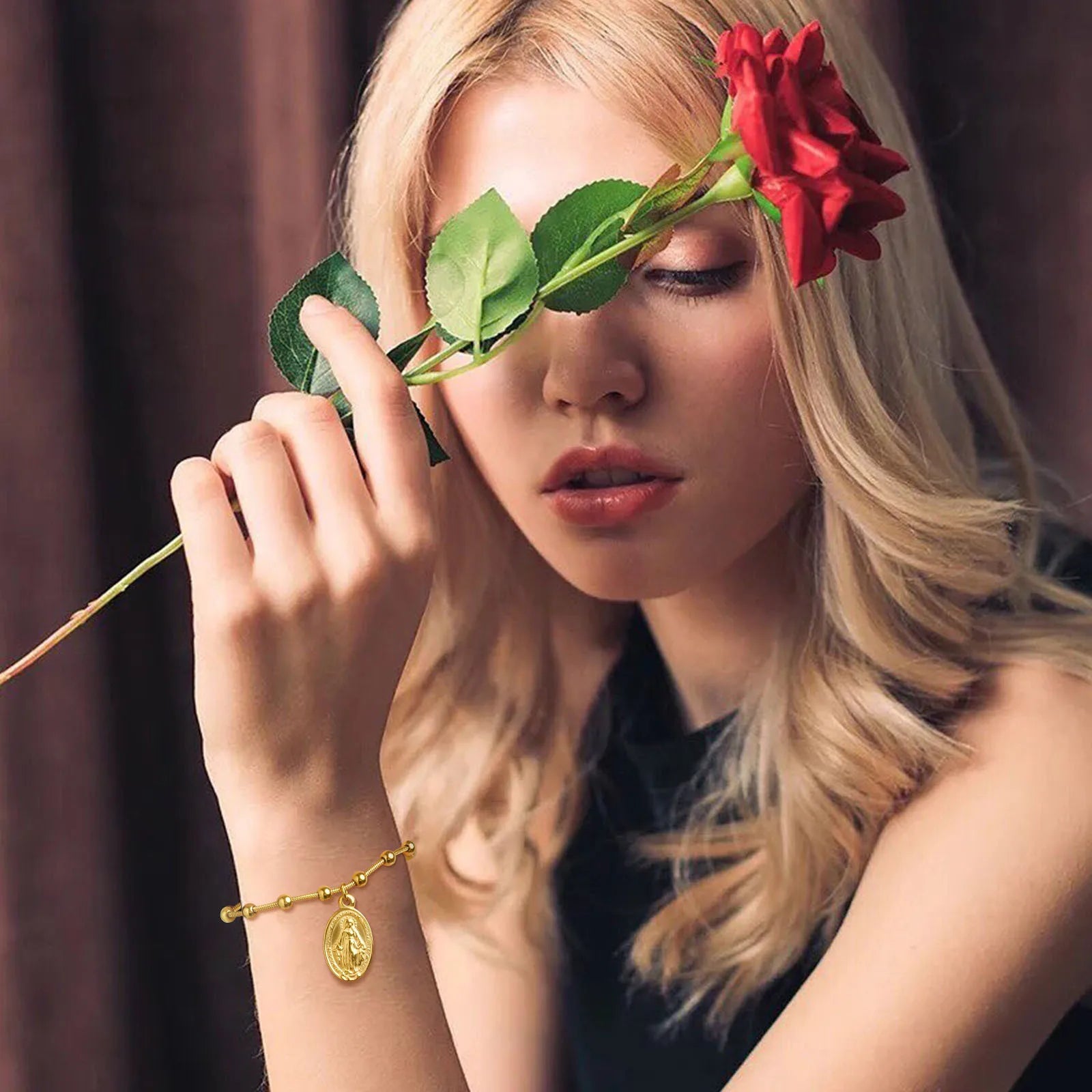 Kreuz Armband Gold & Silber