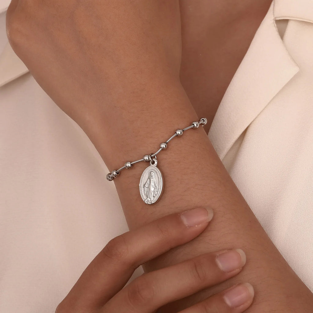 Kreuz Armband Gold & Silber