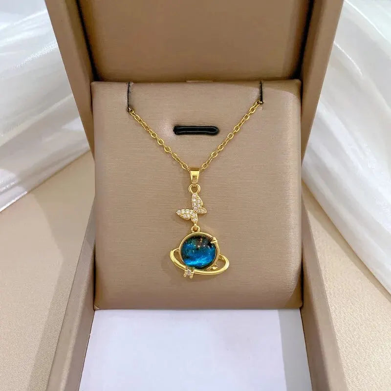 Aura Planet Kette und Set