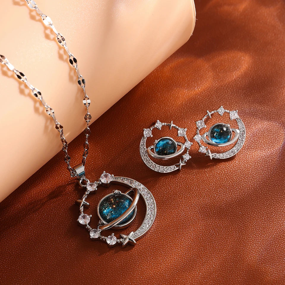 Aura Planet Kette und Set