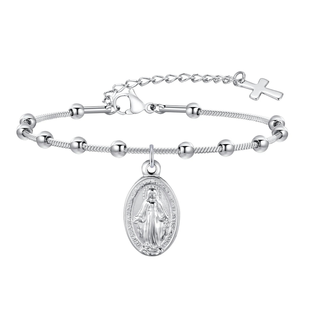 Kreuz Armband Gold & Silber